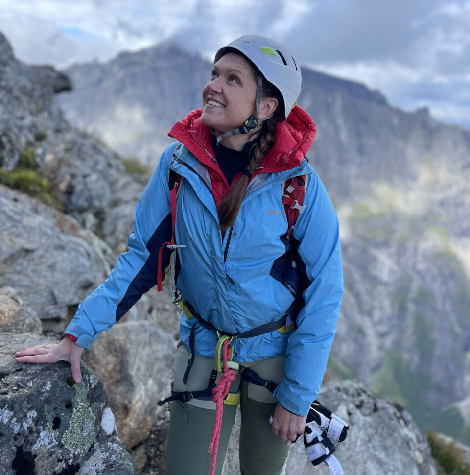 Romsdalshorn, den siste av de tre store alpine toppene i boks før fylte 50.